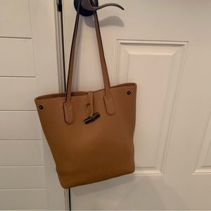 Leather long champ bag